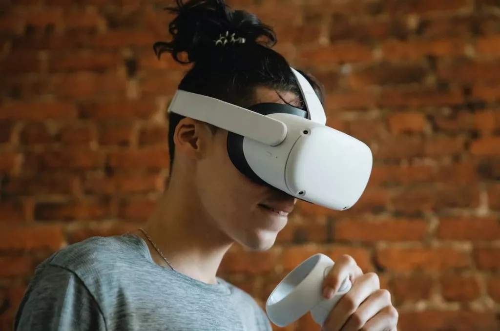 Headset und VR Brille mit Flat